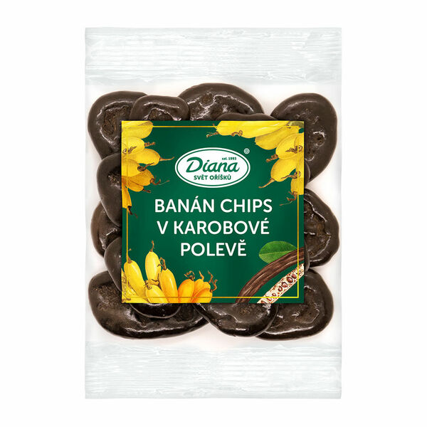 Diana Company Banán chips v karobové polevě 100g porovnat ceny
