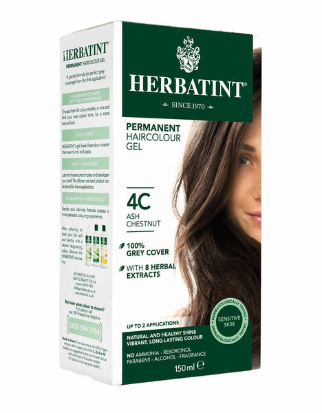 Herbatint Permanentní barva na vlasy popelavý kaštan 4C, 150ml porovnat ceny