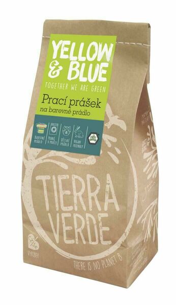 Yellow&Blue Prací prášek na barevné prádlo, papírový sáček 850g porovnat ceny