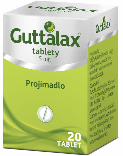 Guttalax® 5mg 20 tablet porovnat ceny