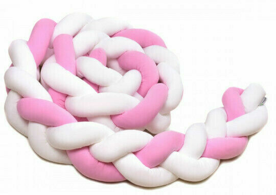 T-tomi  Pletený mantinel 360 cm, white + pink porovnat ceny