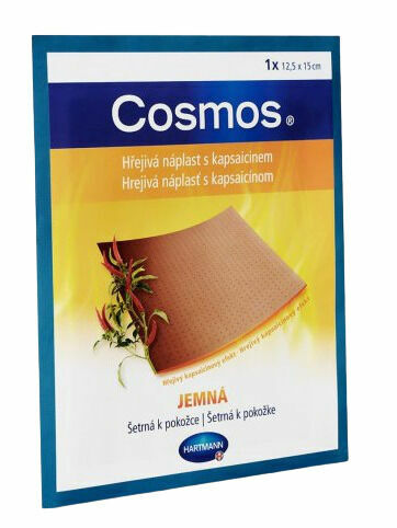 COSMOS Hřejivá náplast s kapsaicinem jemná 12.5x15cm/1ks porovnat ceny