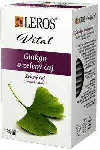 LEROS VITAL Ginkgo a zelený čaj 20x2g porovnat ceny