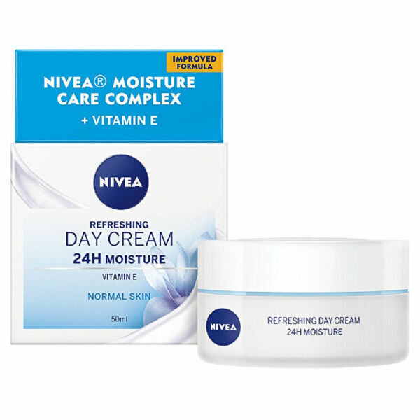 NIVEA Osvěžující denní krém pro normální pleť SPF 8  50 ml porovnat ceny