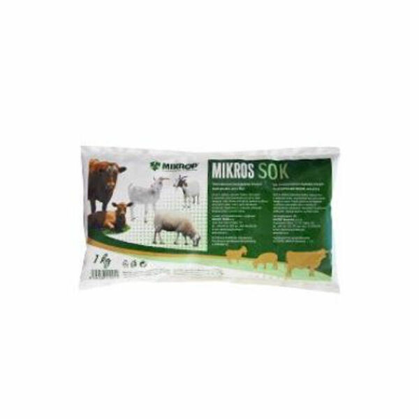 MIKROS SOK pro skot, ovce a kozy prášek 1 kg porovnat ceny