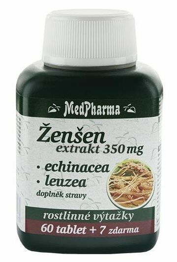 MedPharma Žen-šen+Echinacea+Leuzea 67 tablet porovnat ceny