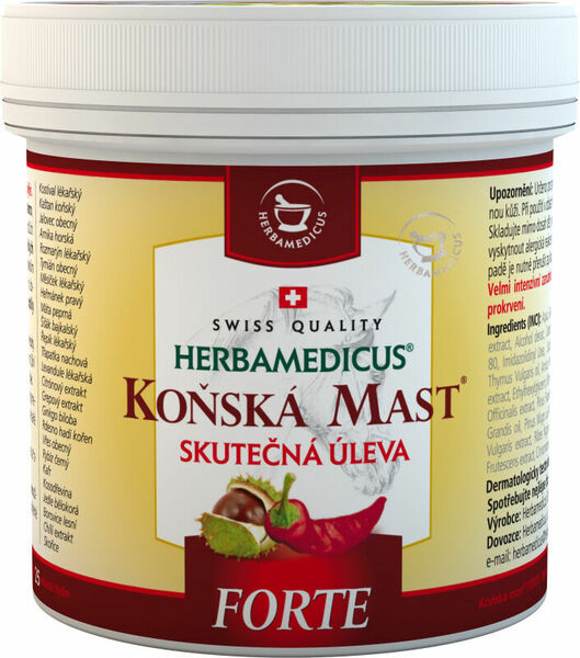 Herbamedicus Koňská mast forte hřejivá 250ml porovnat ceny