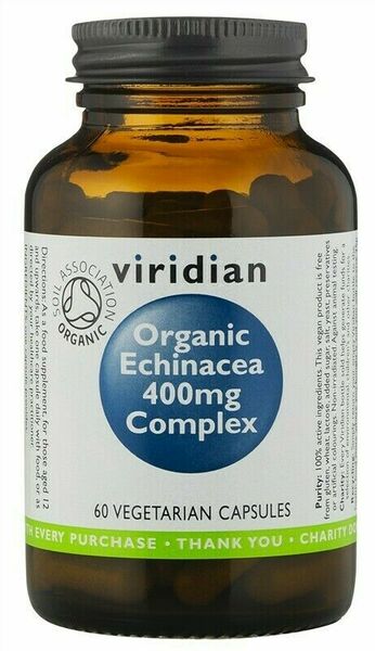 Viridian Echinacea Complex Organic 400mg 60 kapslí porovnat ceny