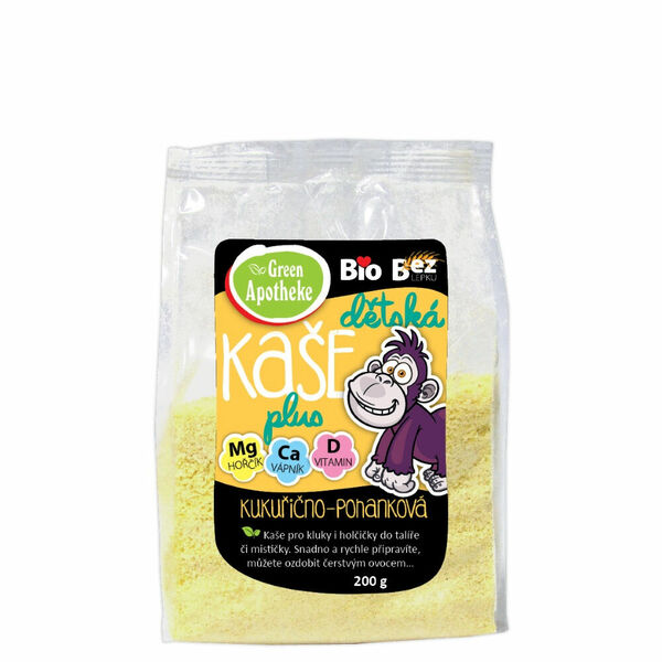 GREEN APOTHEKE Kaše dětská kukuřično-pohanková BIO OPICE 200 g porovnat ceny