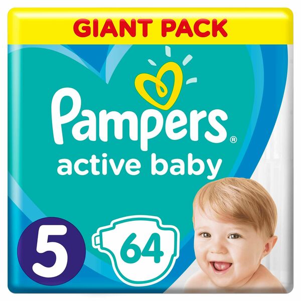 Pampers Active Baby S5 64ks, 11-16kg porovnat ceny