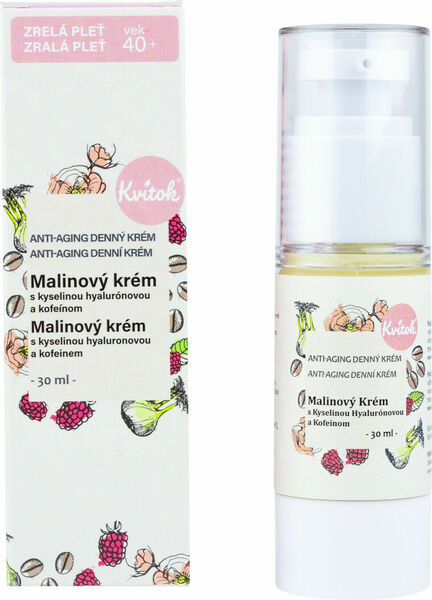 Kvitok Denní malinový krém pro zralou pleť 40+ 30ml porovnat ceny