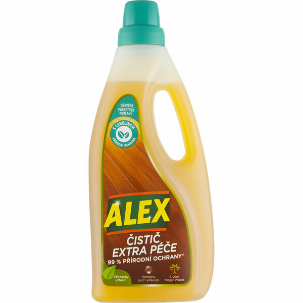 Herbalex  Alex Extra Protection čistič na dřevěné a parketové podlahy s kokosovým mýdlem extra výživa 750ml porovnat ceny
