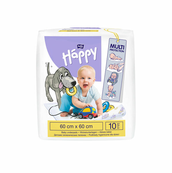 Bella Happy  Bella Baby HAPPY Dětské hygienické podložky 60x60cm 10ks porovnat ceny