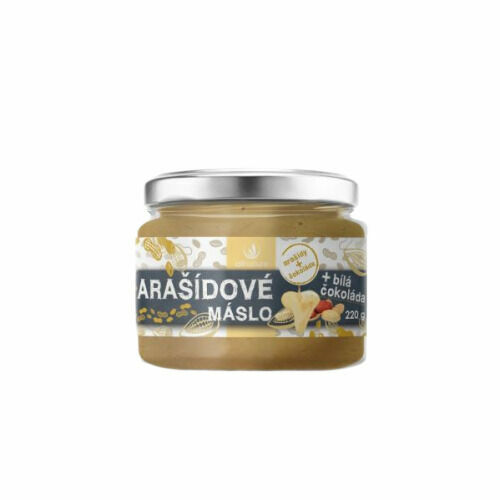 Allnature Arašídové máslo s bílou čokoládou 220g porovnat ceny