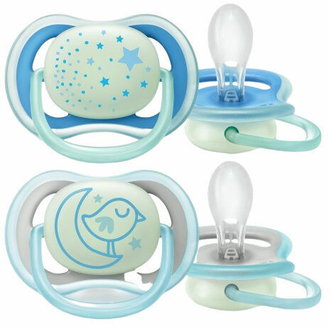 Philips Avent  AVENT Šidítko Ultra air noční 6-18 m chlapec 2ks porovnat ceny