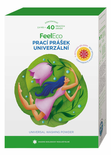 Feel Eco univerzální prací prášek 2,4kg porovnat ceny