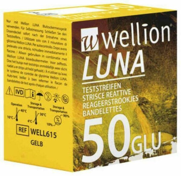 Testovací proužky Wellion LUNA DUO 50 ks porovnat ceny