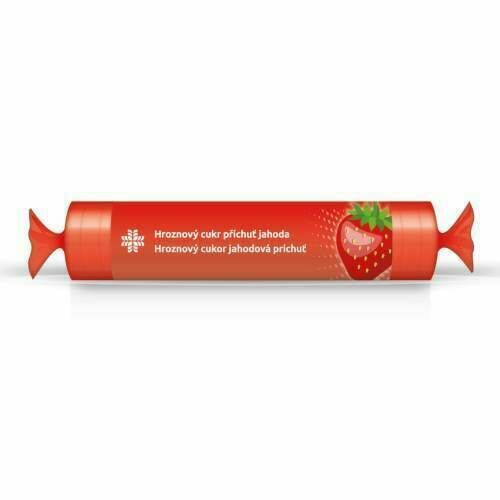 LIVSANE Bonbóny Hroznový cukr rolka jahoda 44g porovnat ceny