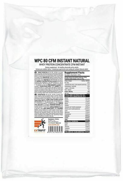 Extrifit WPC 80 Natural 1000g porovnat ceny