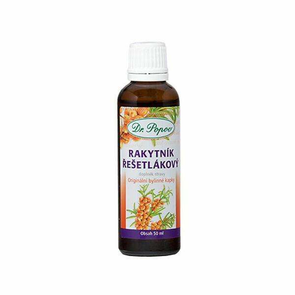 DR.POPOV Bylinné kapky Rakytník řešetlákový 50 ml porovnat ceny
