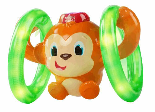 Bright Starts  Hračka svítící hudební opička LLB Roll&Glow™ 6-36m porovnat ceny