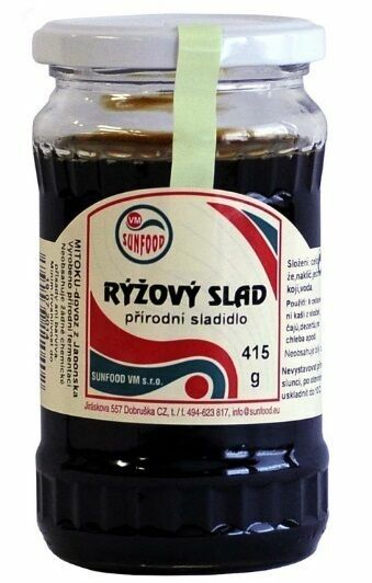 Sunfood  Rýžový slad 415g porovnat ceny