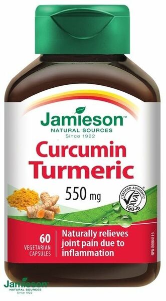 Jamieson Kurkumín 550mg 60 kapslí porovnat ceny