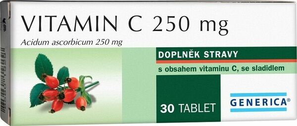 Generica Vitamin C 250mg 30 tablet porovnat ceny