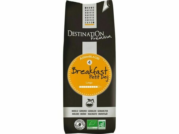 Bio káva mletá Breakfast Destination 250g porovnat ceny