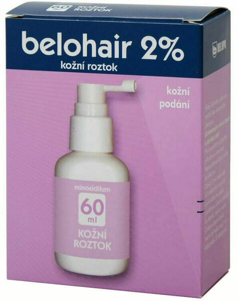 Belohair 2 % dermální roztok 60ml porovnat ceny
