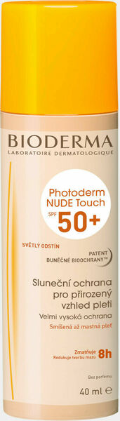 BIODERMA Photoderm NUDE Touch světlý SPF 50+ 40ml porovnat ceny