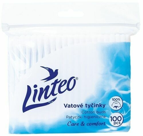 Linteo vatové tyčinky 100ks ZIP porovnat ceny