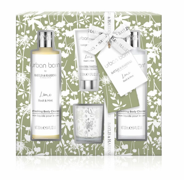Baylis & Harding Sada péče o tělo se svíčkou Urban barn 4 ks porovnat ceny
