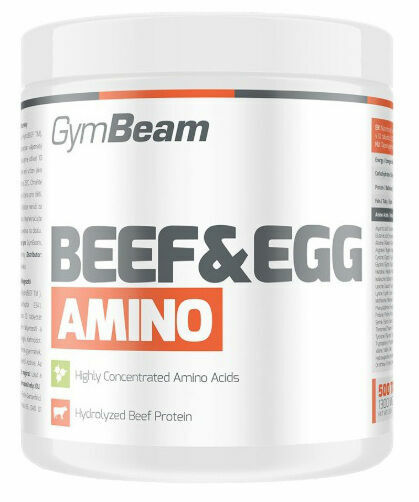 GymBeam Beef&Egg Amino 500 tab unflavored porovnat ceny