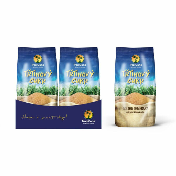 KÁVOVINY Třtinový cukr krystal TropiCane 500 g porovnat ceny