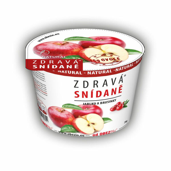 OBEZIN Zdravá snídaně Jablko a brusinky 78 g porovnat ceny