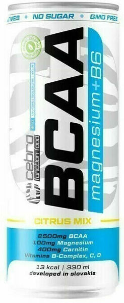 Cebra CFF BCAA Mg+B6 Citrus 330ml porovnat ceny