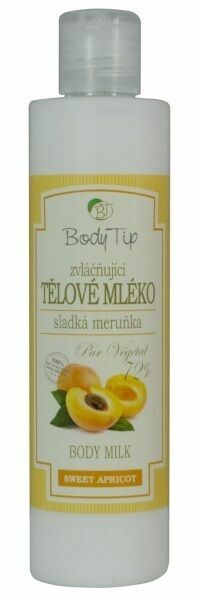 Body Tip Zvláčňující tělové mléko - Sladká meruňka 250ml porovnat ceny