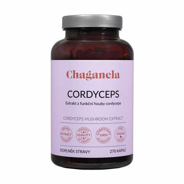 Chaganela Extrakt čagy s cordycepsem 270 kapslí porovnat ceny