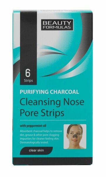 Beauty Formulas Čisticí pásky na nos s aktivním uhlím Charcoal 6ks porovnat ceny