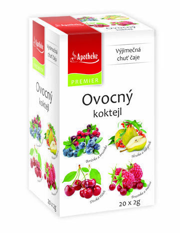 Apotheke Ovocný koktejl čaj.směsi 4v1 20x2g n.s. porovnat ceny