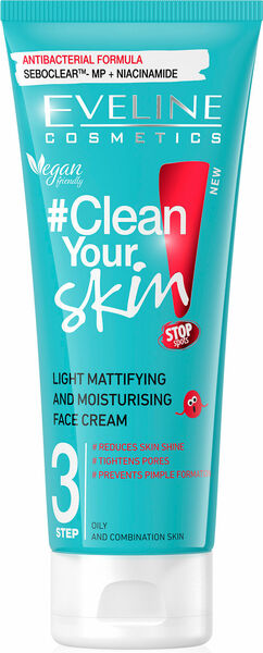 Eveline Cosmetics  Eveline Clean Your Skin matující pleťový krém 75ml porovnat ceny