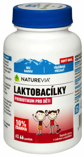 Swiss NatureVia Laktobacílky třešňové 66 pastilek porovnat ceny