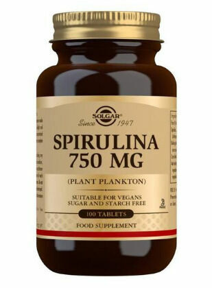 Solgar Spirulina 750mg 100tbl porovnat ceny
