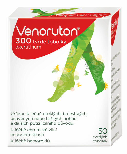 Venoruton tvrdé tobolky 50x300mg porovnat ceny