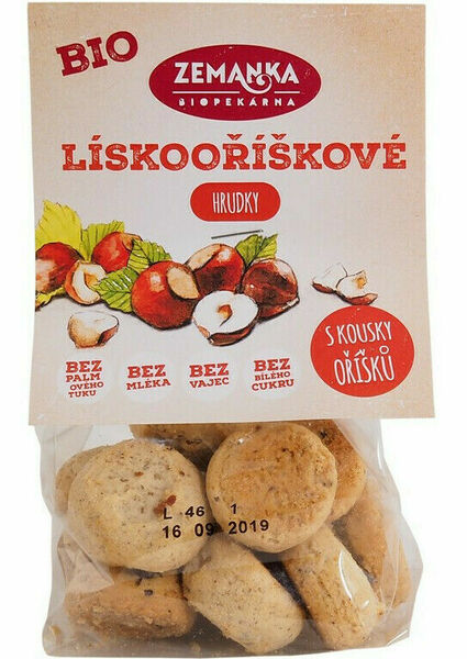 Biopekárna Zemanka  Lískooříškové bio hrudky porovnat ceny