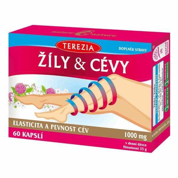 TEREZIA Žíly & Cévy 60 kapslí porovnat ceny