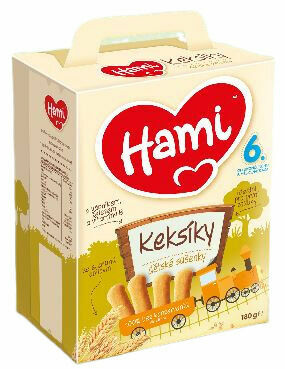 Hami sušenky keksíky se 6 cereáliemi od uk. 6 měsíce 180g porovnat ceny