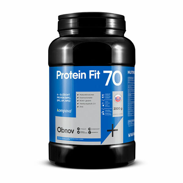 Kompava ProteinFit 70 2000g, cappuccino porovnat ceny
