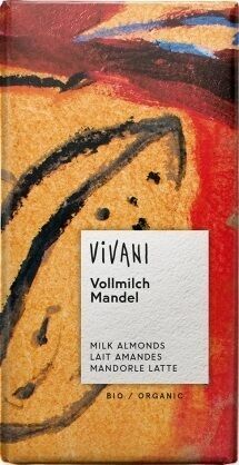Vivani Bio Mléčná čokoláda s mandlemi 100g porovnat ceny